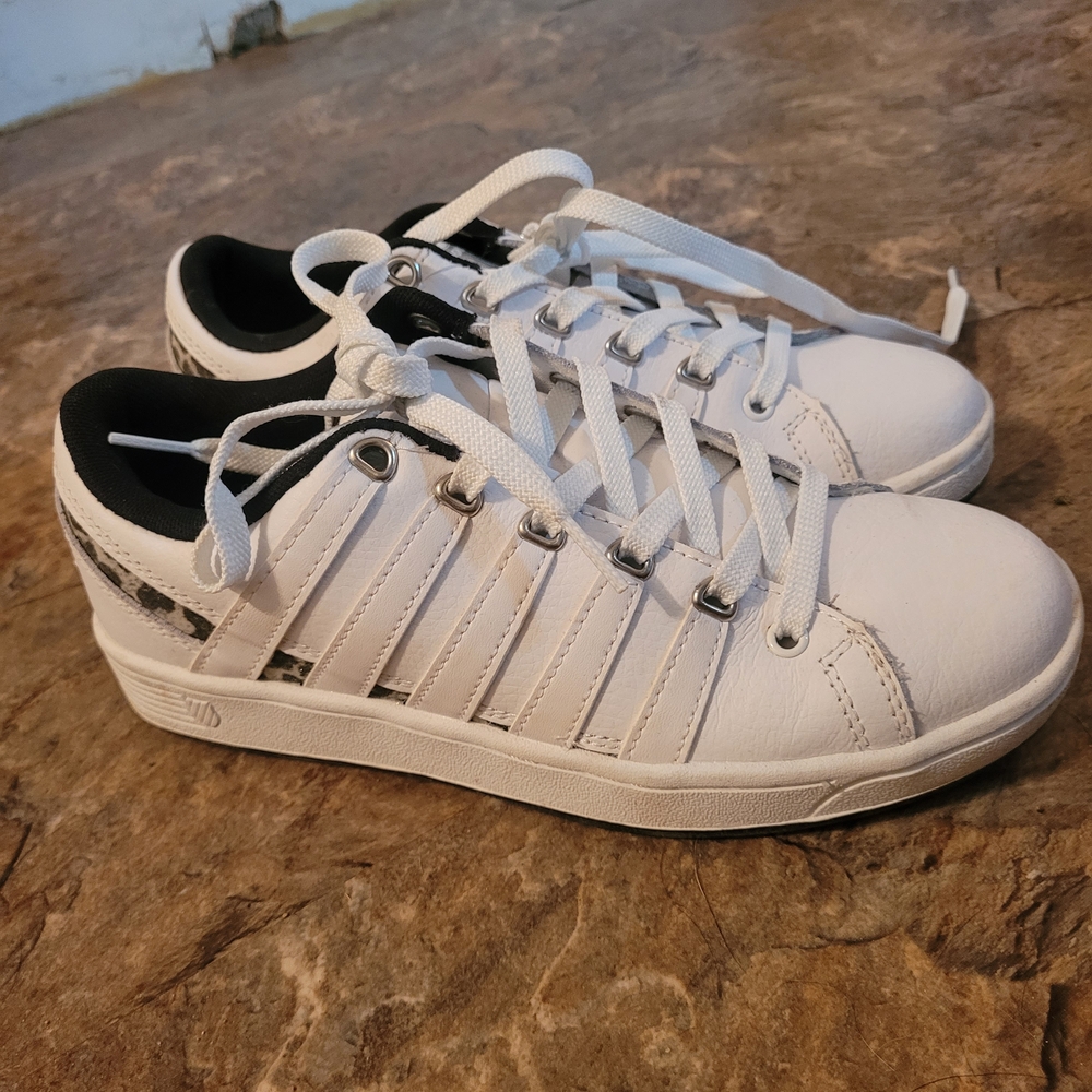 K-Swiss White Athletic Shoes